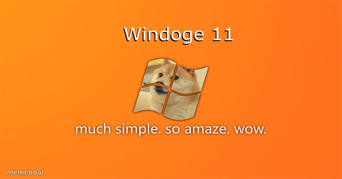 Windoge 11 - meme generator image preview