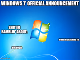 Windows 7's official announcement