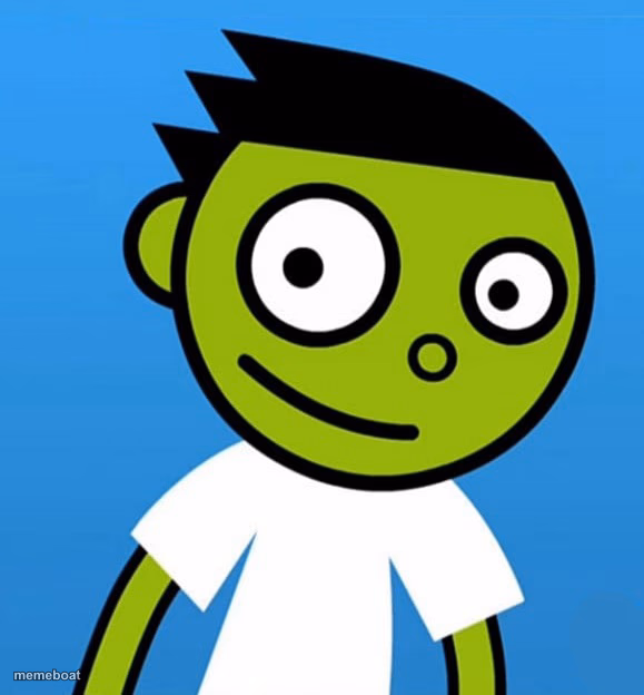 Windows XP Green Boy - meme generator image preview