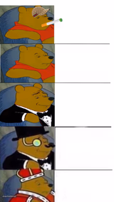 Winnie The Pooh 5x template