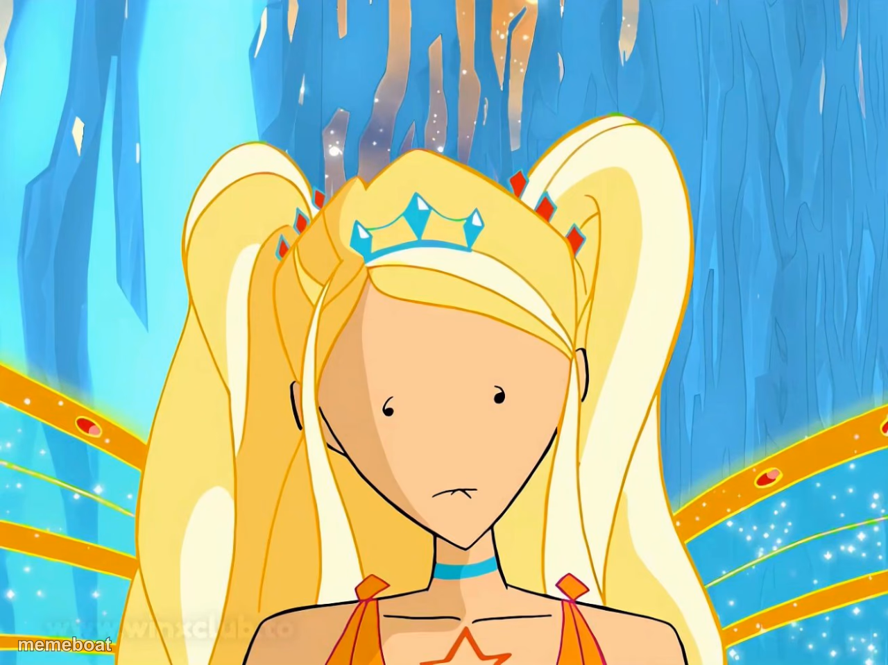Winx Club Stella Blank Expression - meme generator image preview