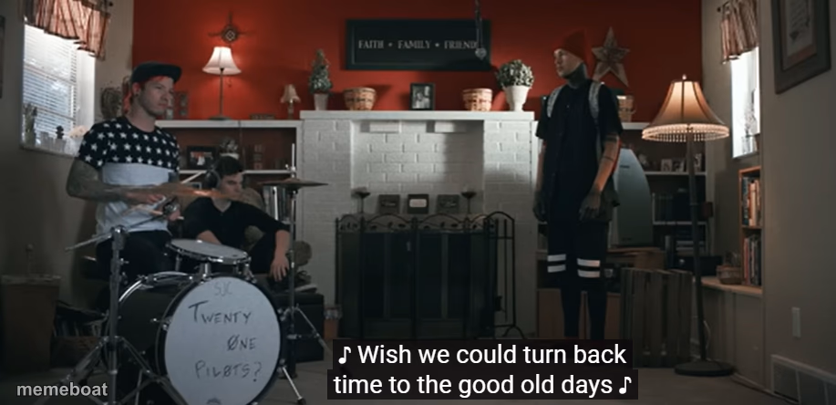 Wish we could turn back time, to the good old days - meme generator image preview