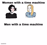 With a time machine