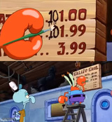 With cheese, Mr Squidward