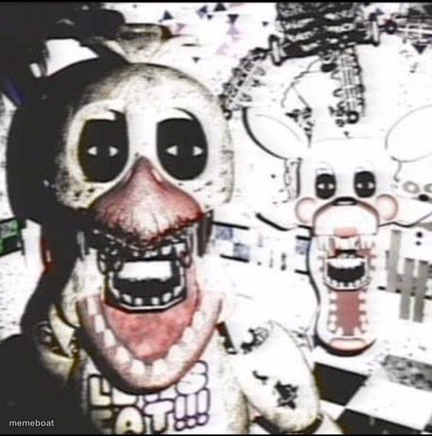 Withered chica and mangle ?️??️ - meme generator image preview