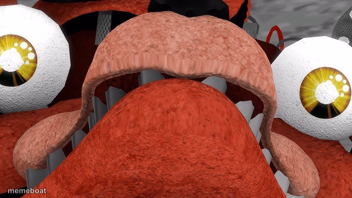 Withered Foxy shocked - meme generator image preview