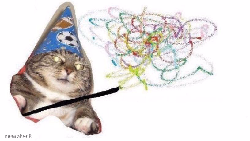Wizard Cat - meme generator image preview