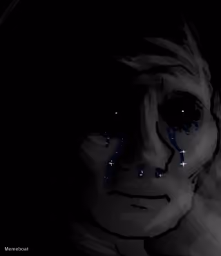 Wojak Glittering Tears