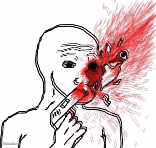 Wojak Gun Suicide