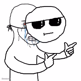 Wojak Hiding Sadness