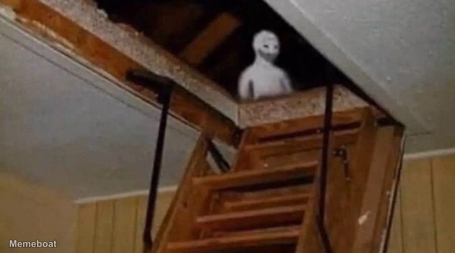 Wojak in Attic - meme generator image preview