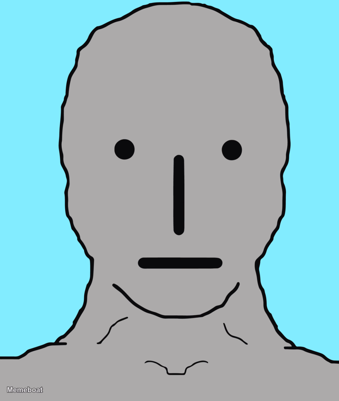 Wojak NPC - meme generator image preview