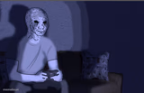 Wojak sitting on couch
