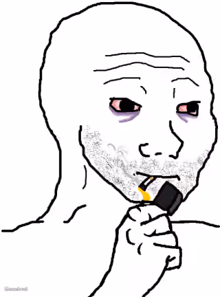 Wojak Smoking