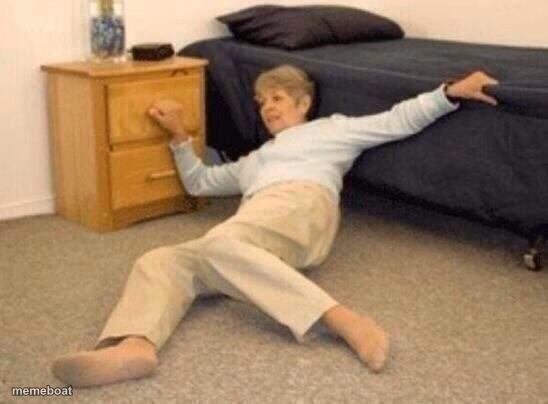 woman falling in shock - meme generator image preview