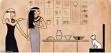 woman yelling at cat (Ancient ver.)