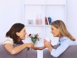 Women talking