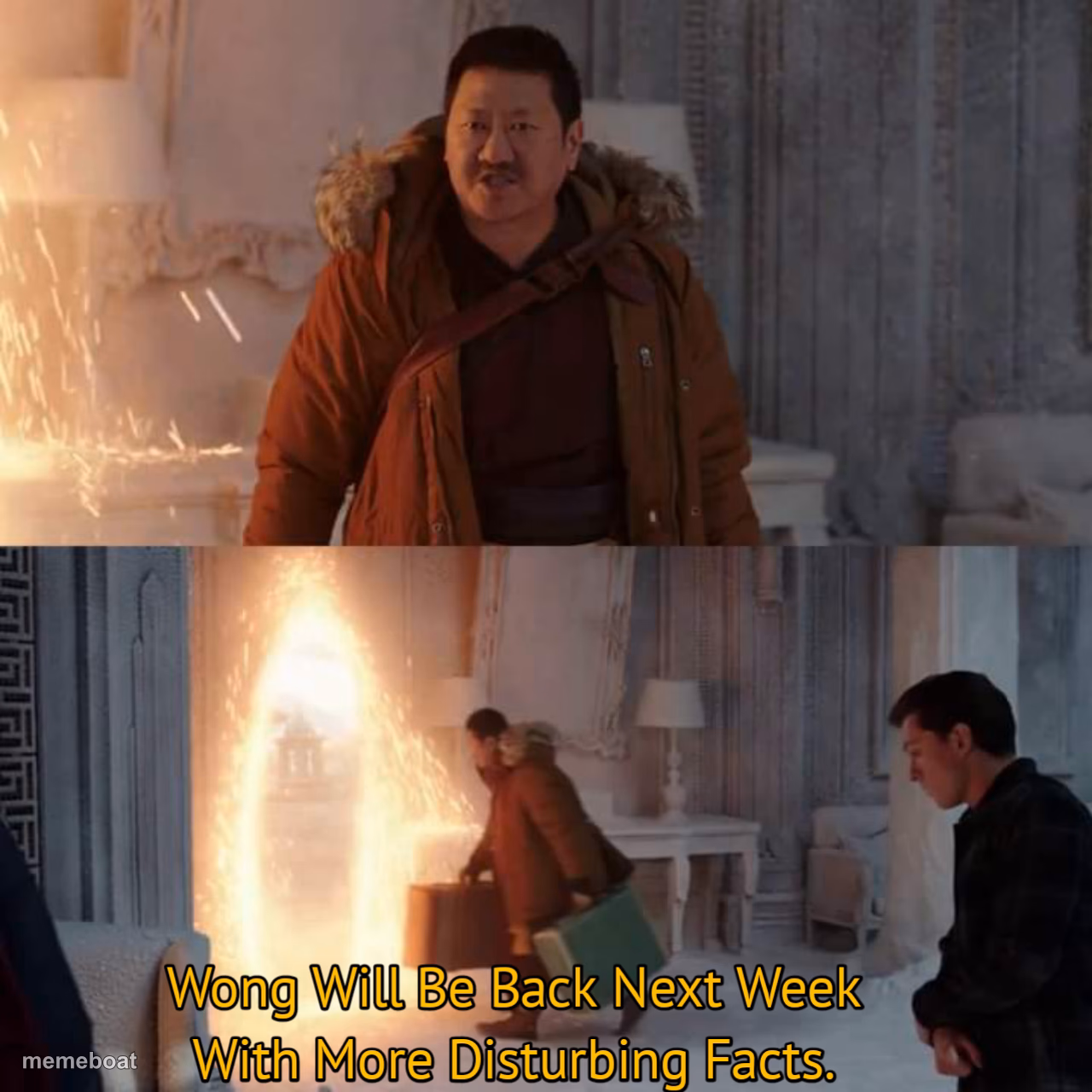 Wong Will Be Back Next Week With More Disturbing Facts. - meme generator image preview