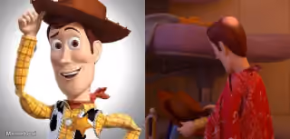 Woody Before vs After
