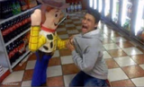 woody holding guy