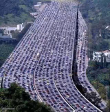 worlds biggest traffic jam
