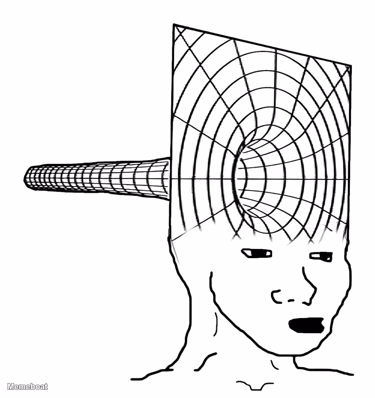 Wormhole Brainlet - meme generator image preview