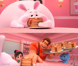 Wreck it Ralph Bunny Pancake