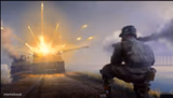 Ww2 soldier blowing up German tank