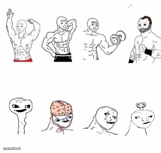 X in the Past vs. X Now - meme generator image preview
