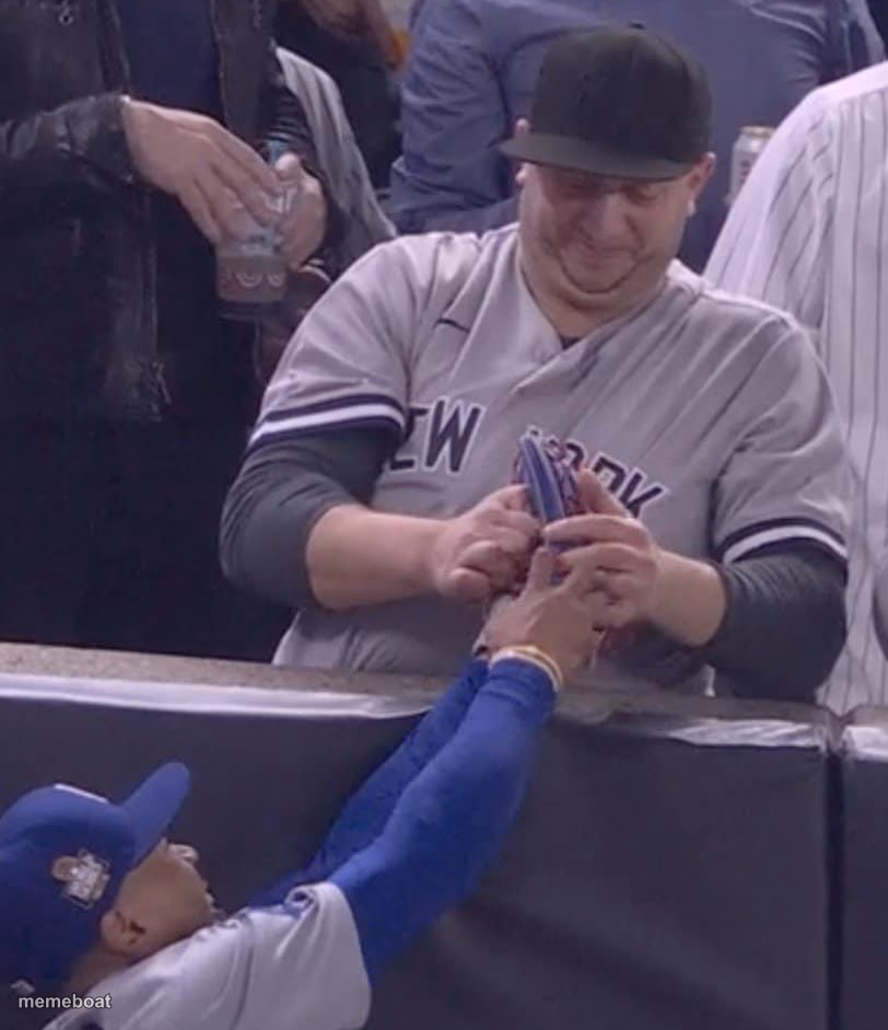 Yankees Fan with Mookie - meme generator image preview