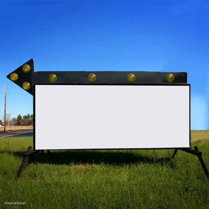 yard sign - meme generator image preview