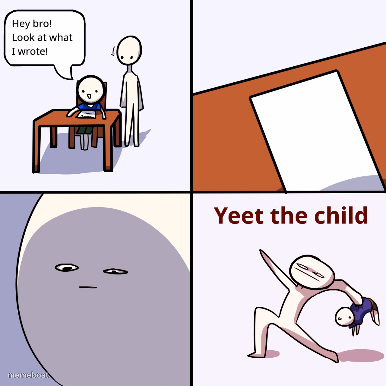 Yeet the child - meme generator image preview