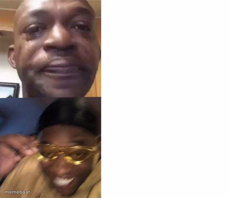 yellow glasses black dude - meme generator image preview
