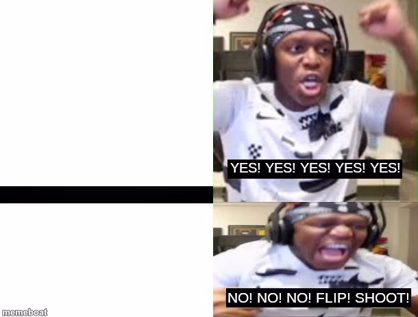 YES YES YES NO NO NO KSI - meme generator image preview