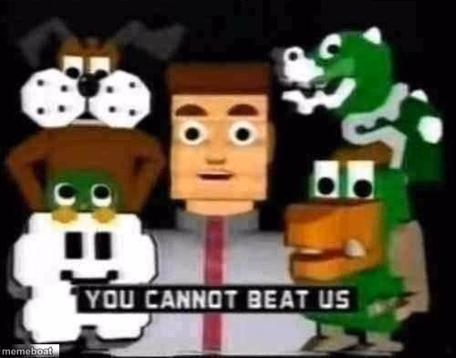 You cannot beat us - meme generator image preview