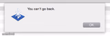 You can't go back,