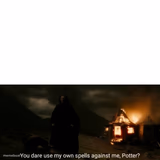 You dare use my own spells against me