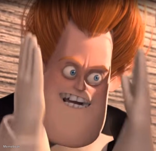 You Dense Mother Fucker - The Incredibles - meme generator image preview
