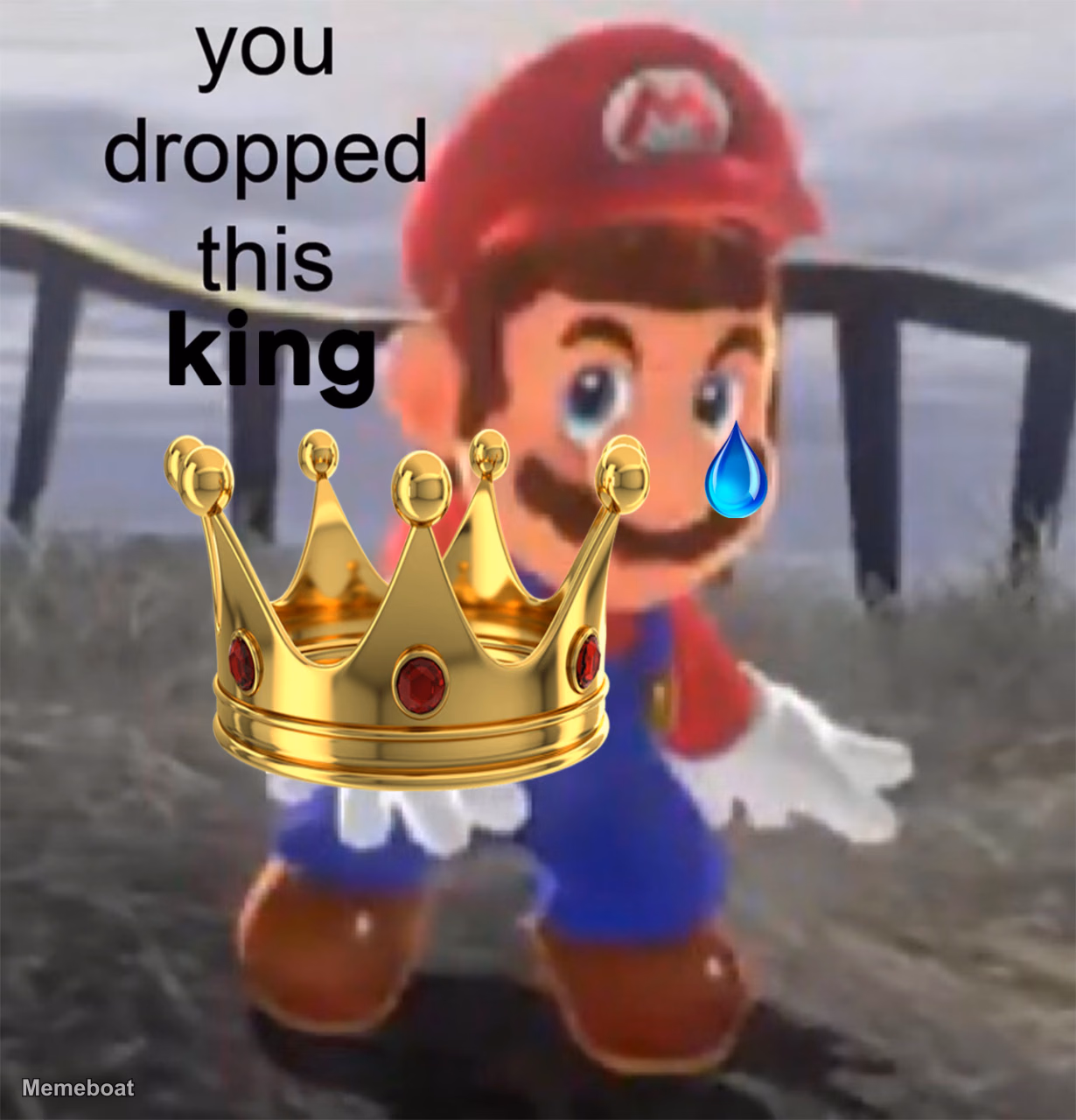 You Dropped This King - meme generator image preview