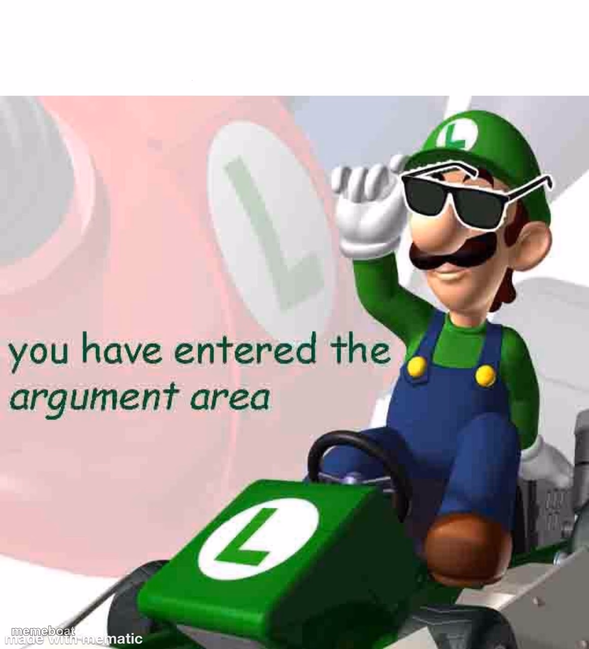 you have entered the argument area - meme generator image preview