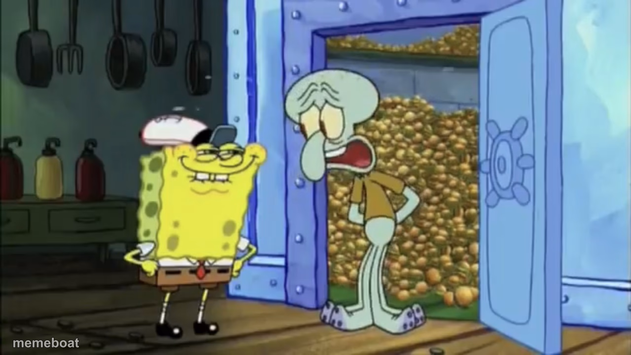 you like krabby patties don't you squidward - meme generator image preview