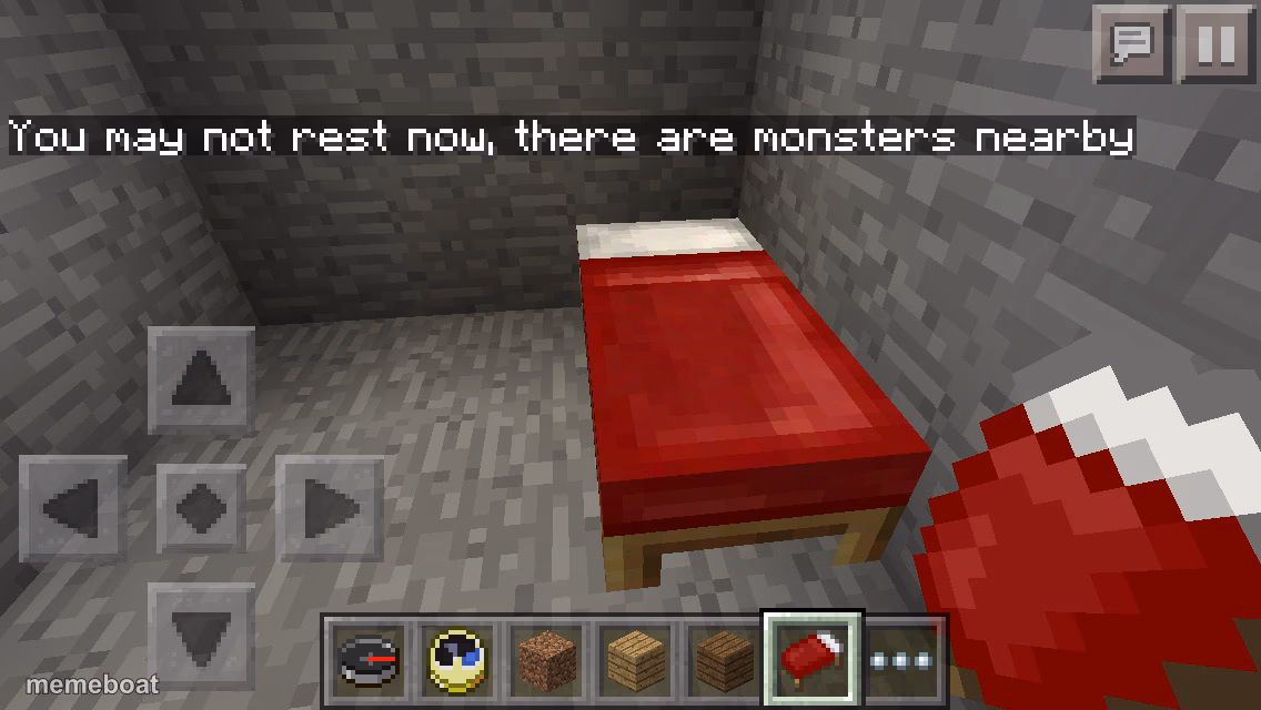 You may not rest now, there are monsters nearby - meme generator image preview