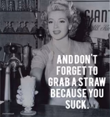 you suck