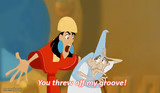 You threw off my groove!