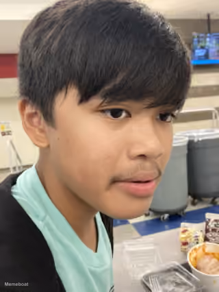 Young Man With Mustache