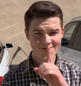 Young Sheldon mewing
