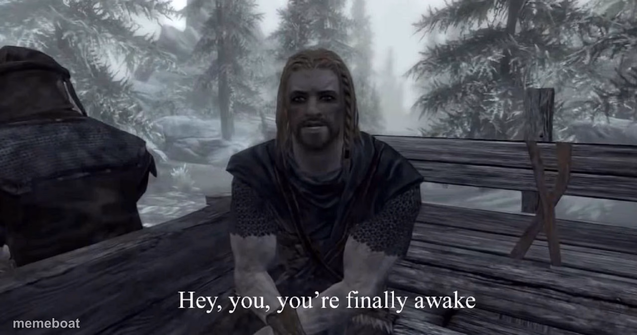 your finally awake - meme generator image preview