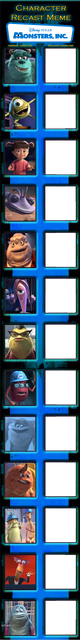 YOUR Monsters inc recast