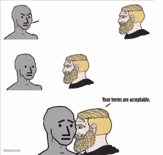 Your Terms Are Acceptable.
