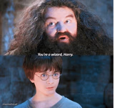You're a wizard Harry